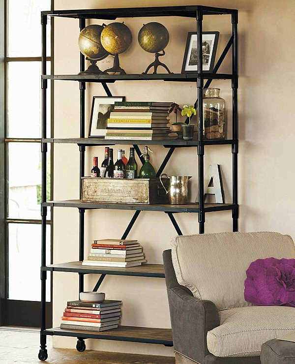 industrial-metal-and-wood-bookshelves