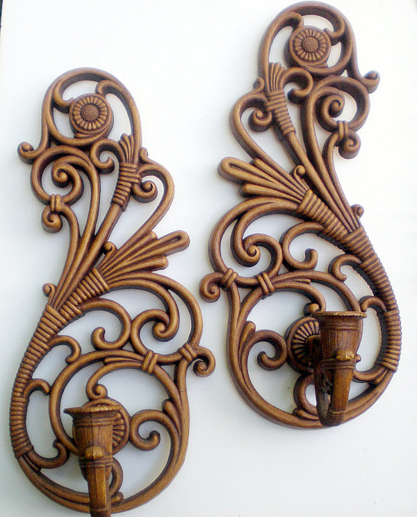 iron decorative wall sconces