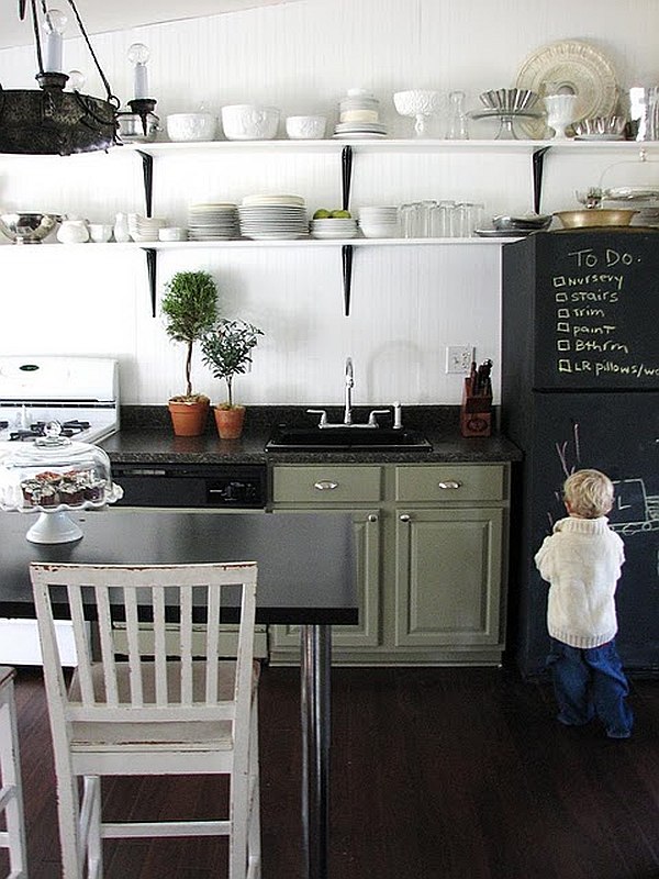 kitchen fridge chalkboard