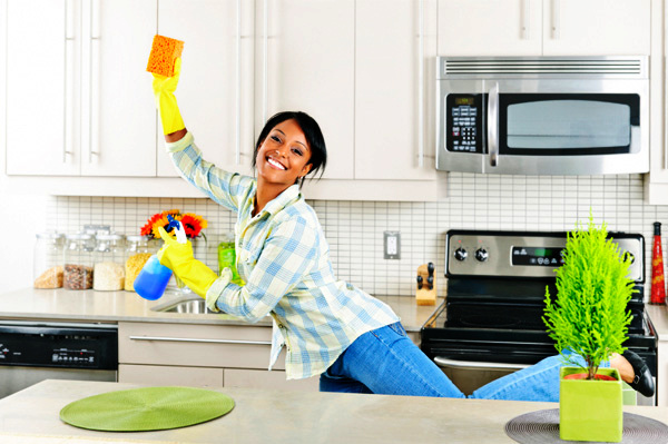 kitchen spring cleaning