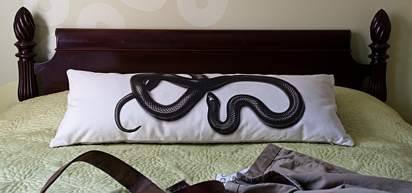 lumbar snake pillow cushion