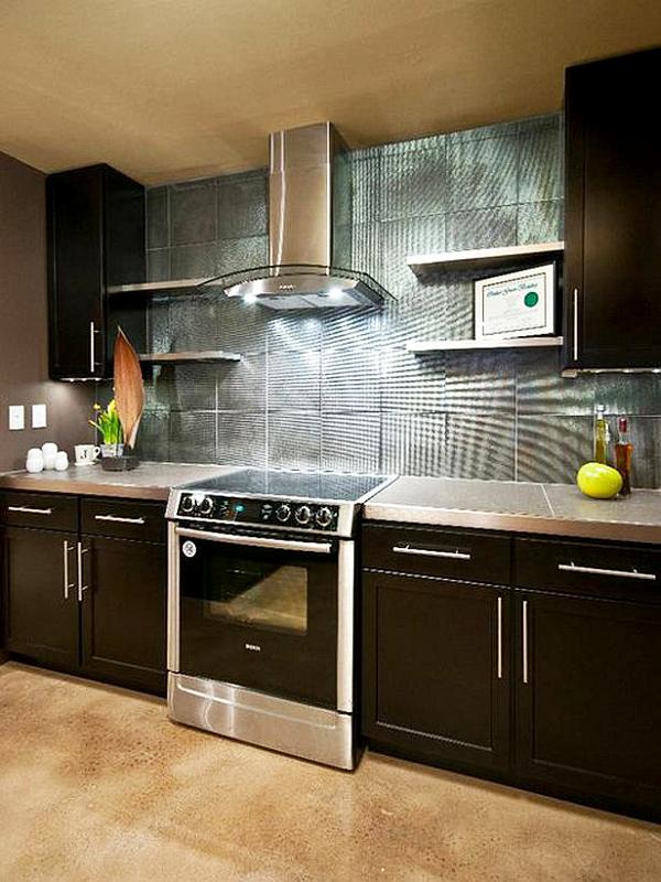 33+ Metal Backsplash Ideas - (Modern?) Add a splash of modern styling!