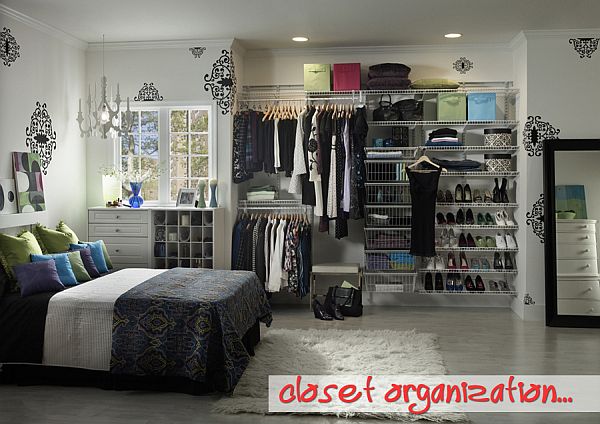 modern closet organization