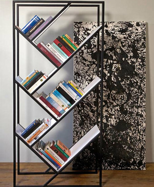 organized bookcase faktura