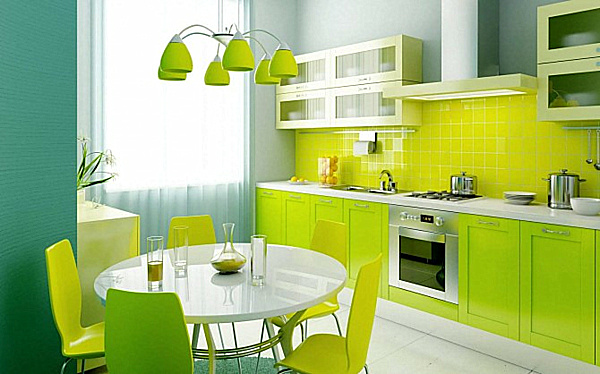 modern-lime-green-kitchen