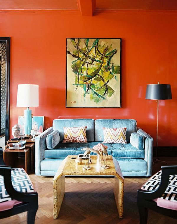 orange-wall-in-fancy-living-room