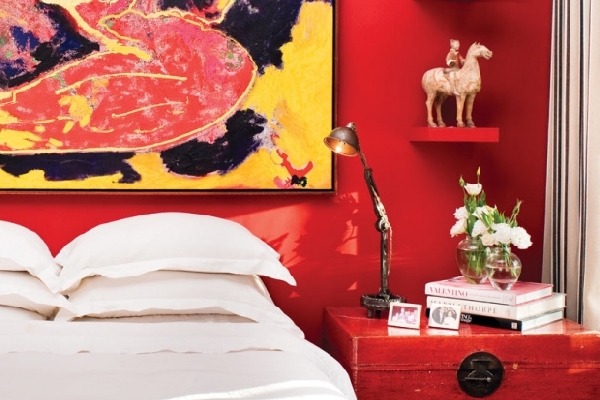 red inspiration bedroom decoration