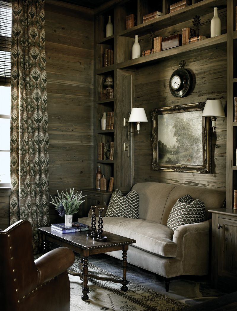 refined rustic living room