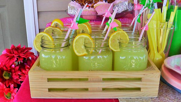 small pint DIY jar for lemonade