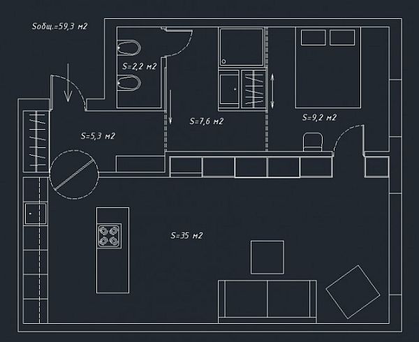 space saving wonderful small apartment design 11