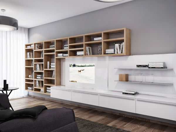 spacious modern ukranian apartment 5 - wall unit furniture