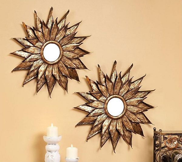 sun decorative wall sconces