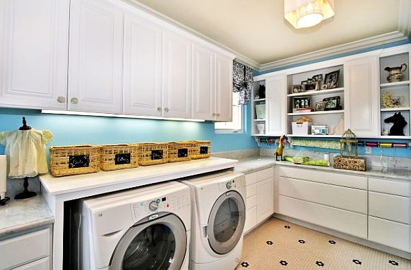 10 Ideas for Small Laundry Room Organization & Decor