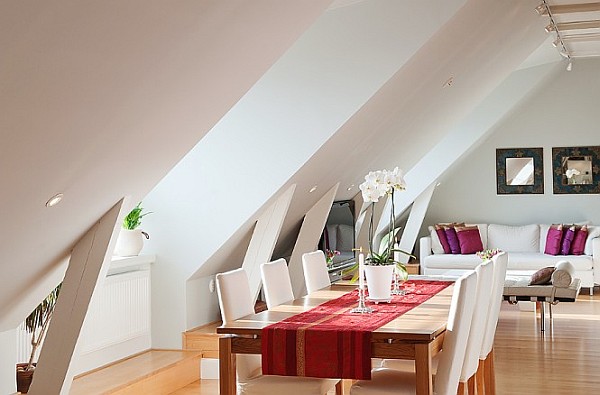 Attic Apartment Decoration 3 - dining room