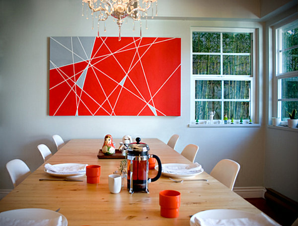 DIY geometric painting