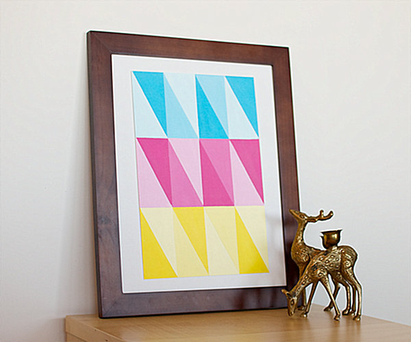 DIY-modern-triangle-wall-art