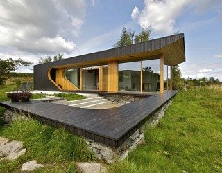 Dalene Cabin: Contemporary Home Nestled on a Beautiful Norwegian Island