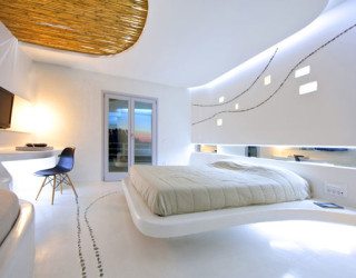 Decorating With White: Cocoon Suite at Hotel Andronikos Brings The Irregular Aesthetics Indoors