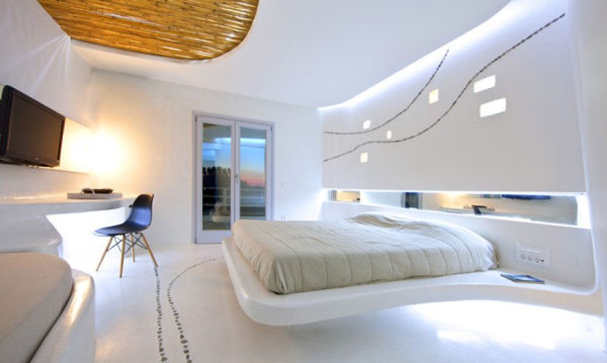 Decorating With White: Cocoon Suite at Hotel Andronikos Brings The Irregular Aesthetics Indoors