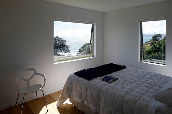 Otama Beach House 15 - bedroom decor with ocean view