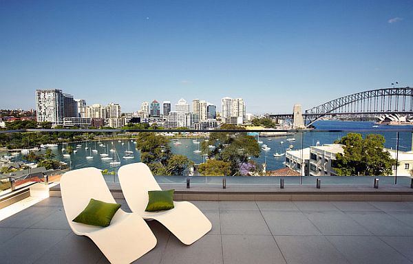 Sydney Penthouse - fancy terrace with amazing city views