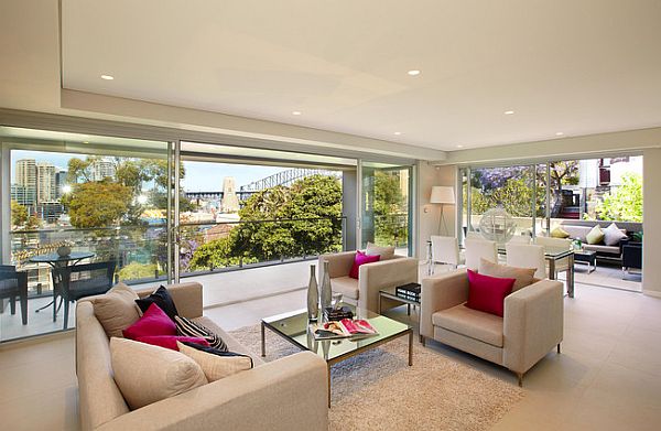 Sydney Penthouse - luxurious living room design