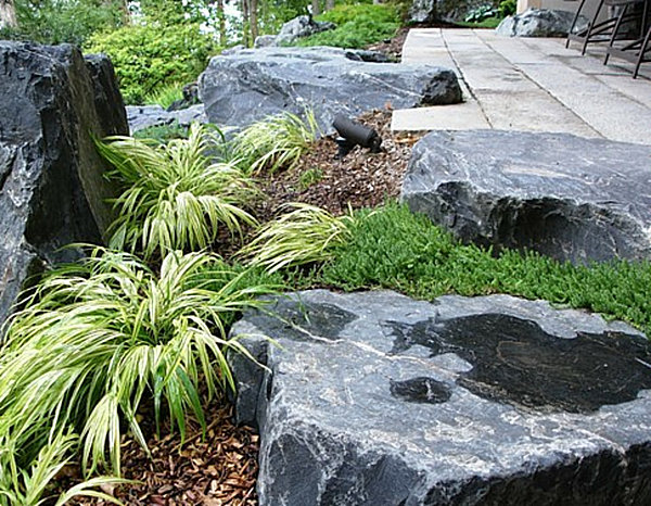 asian style rock gardens