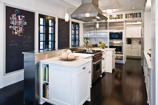 bistro kitchen with island