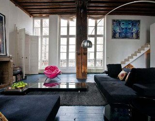 Parisian Apartment Mixes German Minimalism with French Exuberance