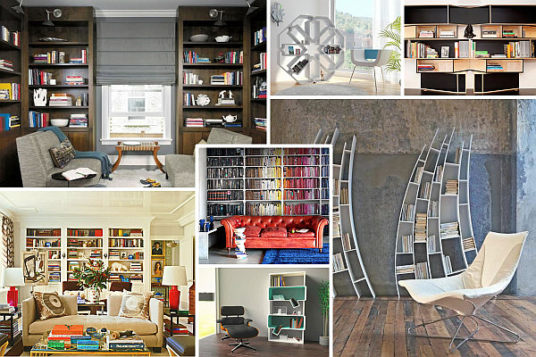 20 Bookshelf Decorating Ideas, Decorating Ideas For Bookshelves In Living Room