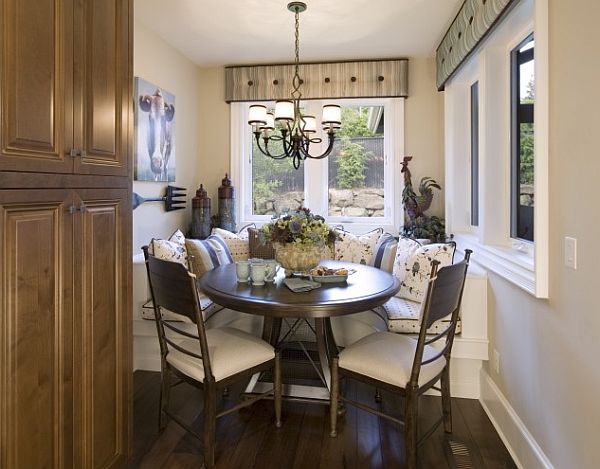 breakfast nook furniture made of wood