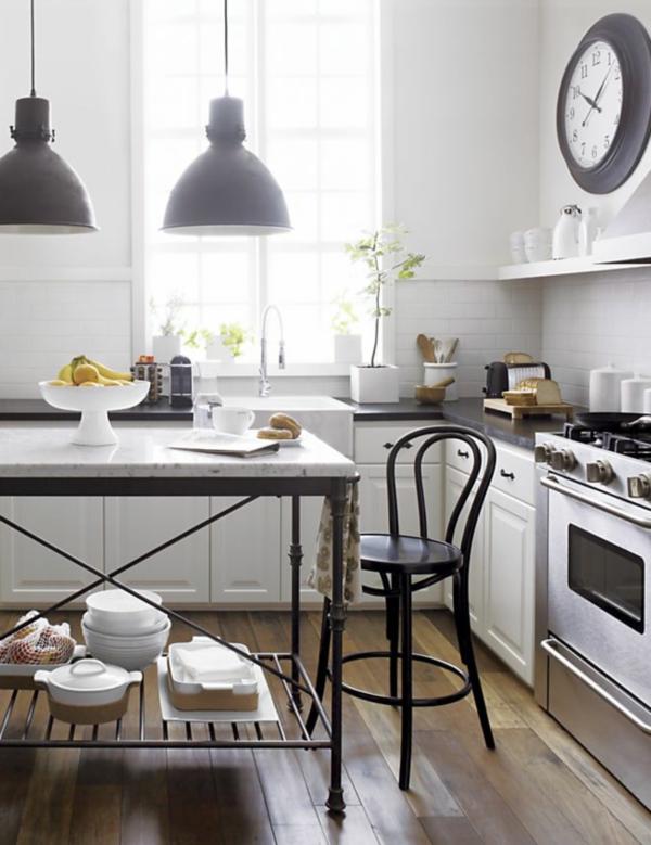 charming modern bistro kitchen