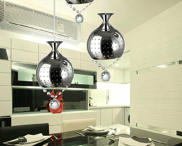 chrome-pendant-lighting