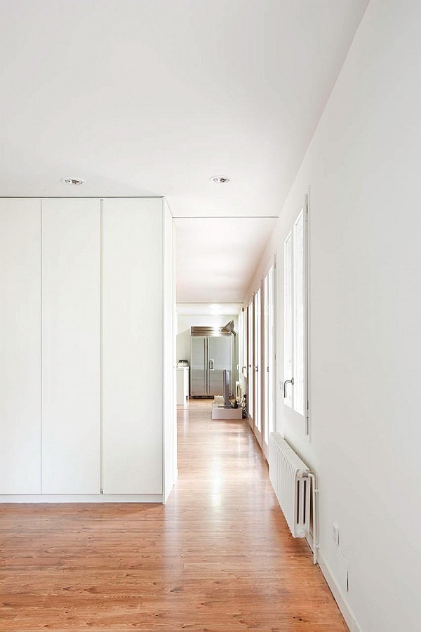 contemporary white interior design