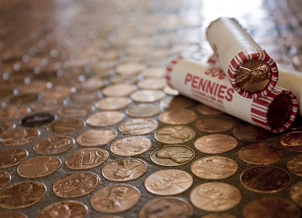 Copper Penny Flooring Made Easy