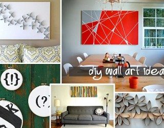 25 DIY Wall Art Ideas That Spell Creativity in a Whole New Way