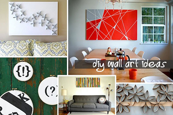 25 creative and easy diy canvas wall art ideas