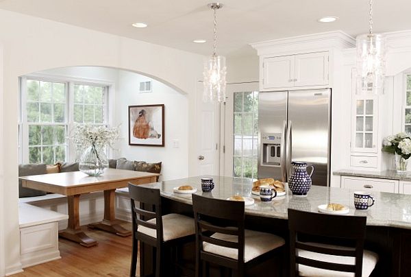 ecclectic-kitchen-furniture-with-traditional-breakfast-nook