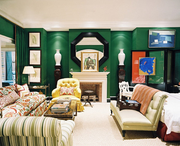 Living Room Jewel Tones - Home Decorating Ideas