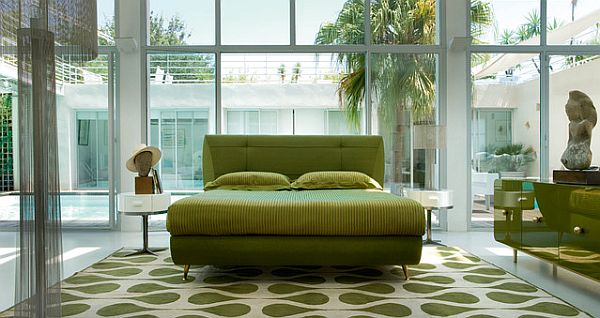 green-monochromatic-couch-design
