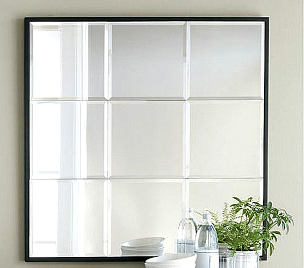 large grid mirror