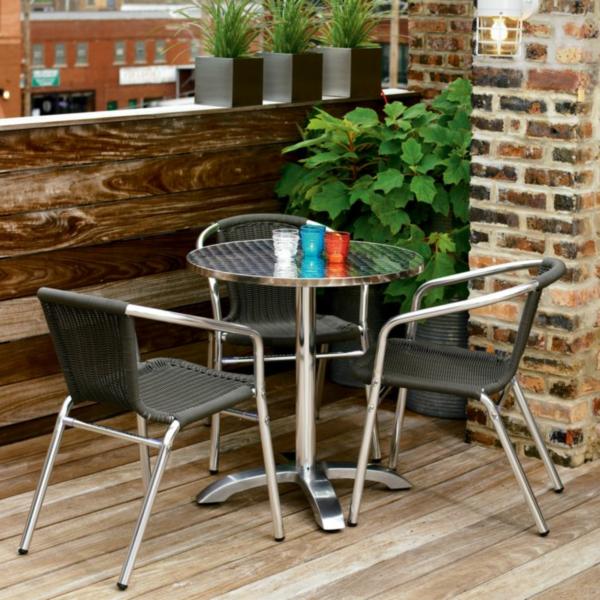 modern outdoor seating