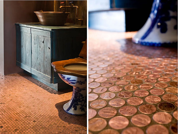 Copper Penny Flooring Made Easy