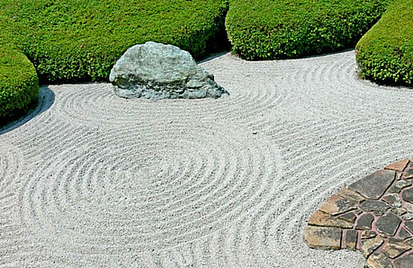rock-garden-with-raked-pebbles