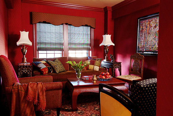 ruby red interior design