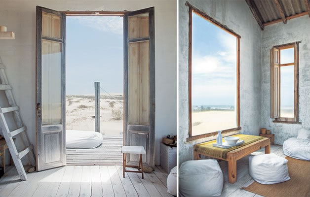 simple beach hut in Cabo Polonio