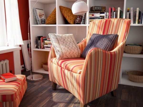 striped-orange-reading-corner-600x449