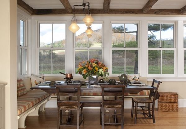 large kitchen nook