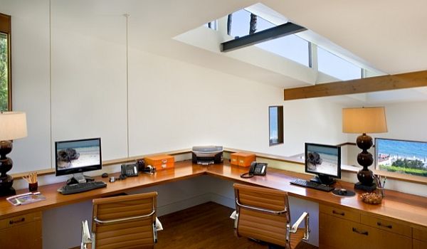 teenage loft home office design