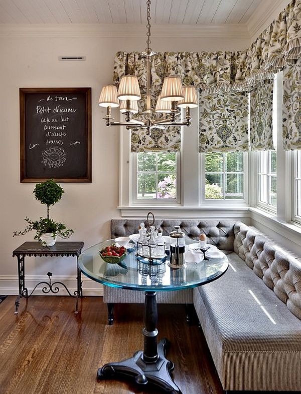 traditional kitchen breakfast nook